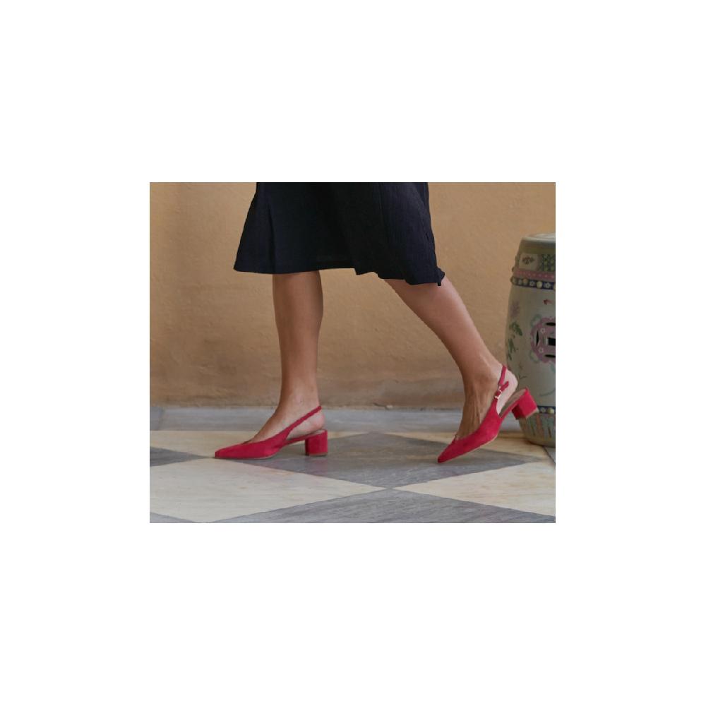 Amalfi by rangoni Slingback Panarea rosse Qualità
