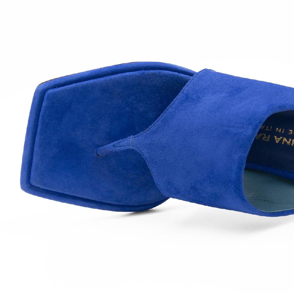 Amalfi by rangoni Mule infradito Desiderio blu Vendita