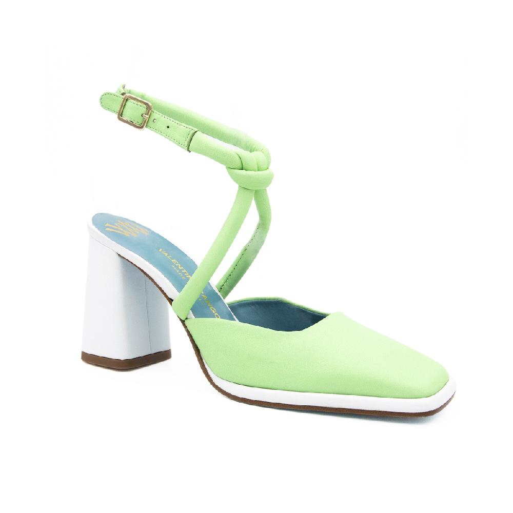 Amalfi by rangoni Décolleté slingback Elba verde Italia