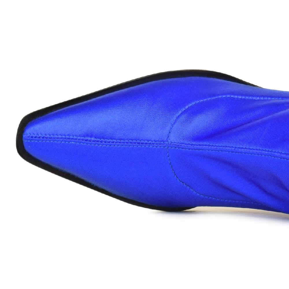 Amalfi by rangoni Stivale cuissard Dolores blu Prezzo Ridotto