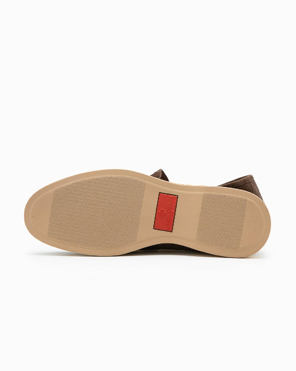 Andrea ventura Mocassino Aquariva 80 in suede caffè Prezzo Ridotto