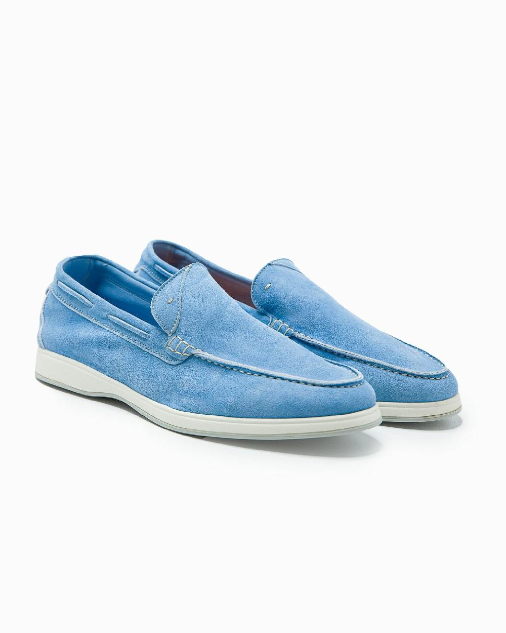 Andrea ventura MOCASSINO AQUARIVA ISEO IN SUEDE AZZURRO Novità