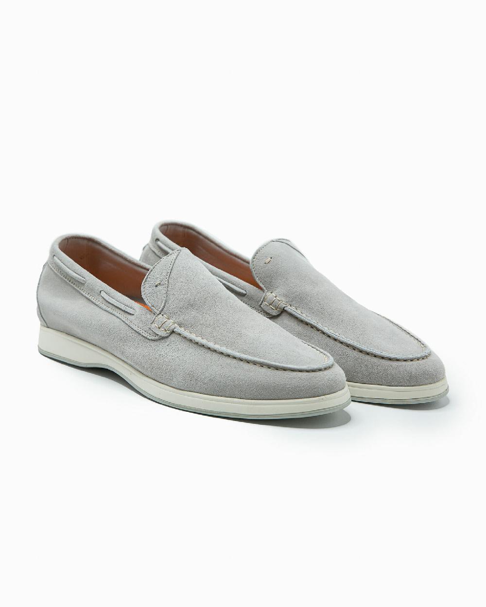 Andrea ventura MOCASSINO AQUARIVA ISEO IN SUEDE ELEFANTE Outlet