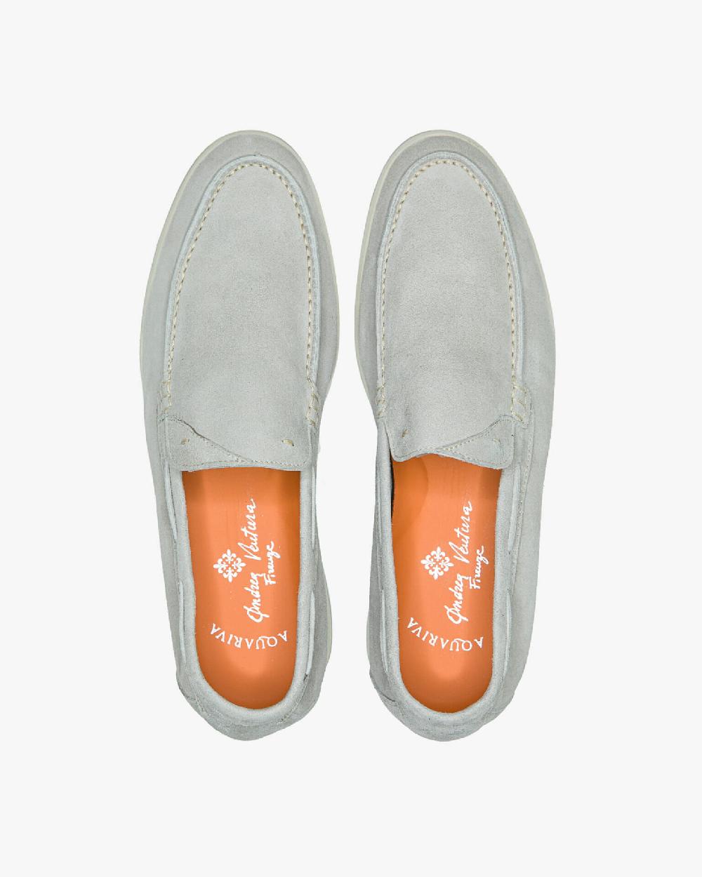 Andrea ventura MOCASSINO AQUARIVA ISEO IN SUEDE ELEFANTE Outlet