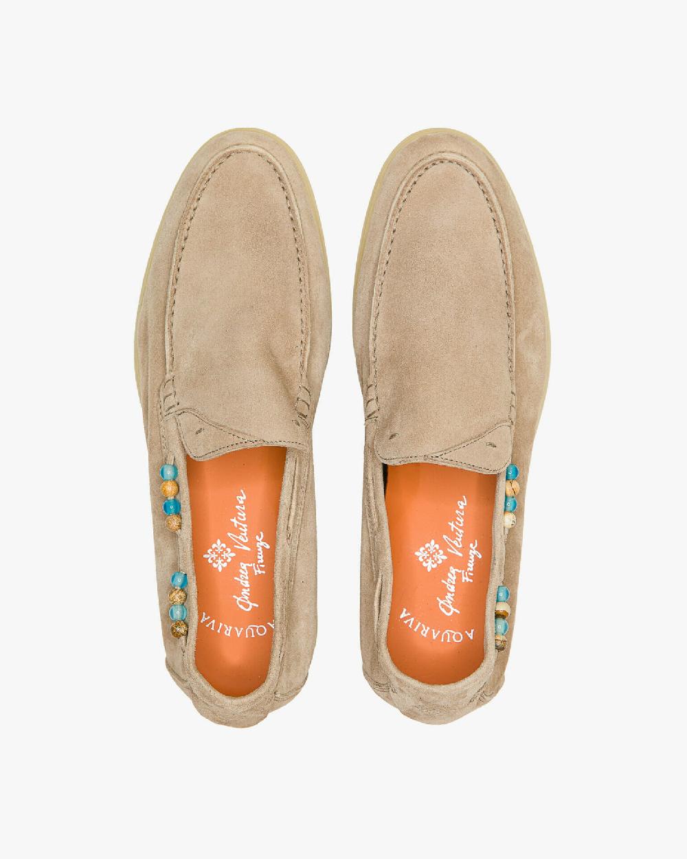 Andrea ventura MOCASSINO AQUARIVA PERLA2 IN SUEDE PARK AVENUE Hotsell