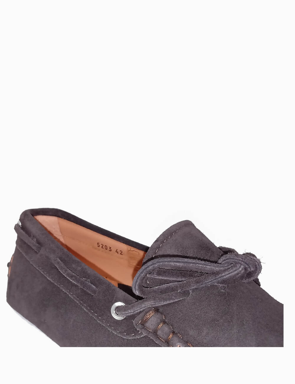 Andrea ventura Mocassino Guida FIOCCO in castorino IDRO color ebano In Saldo
