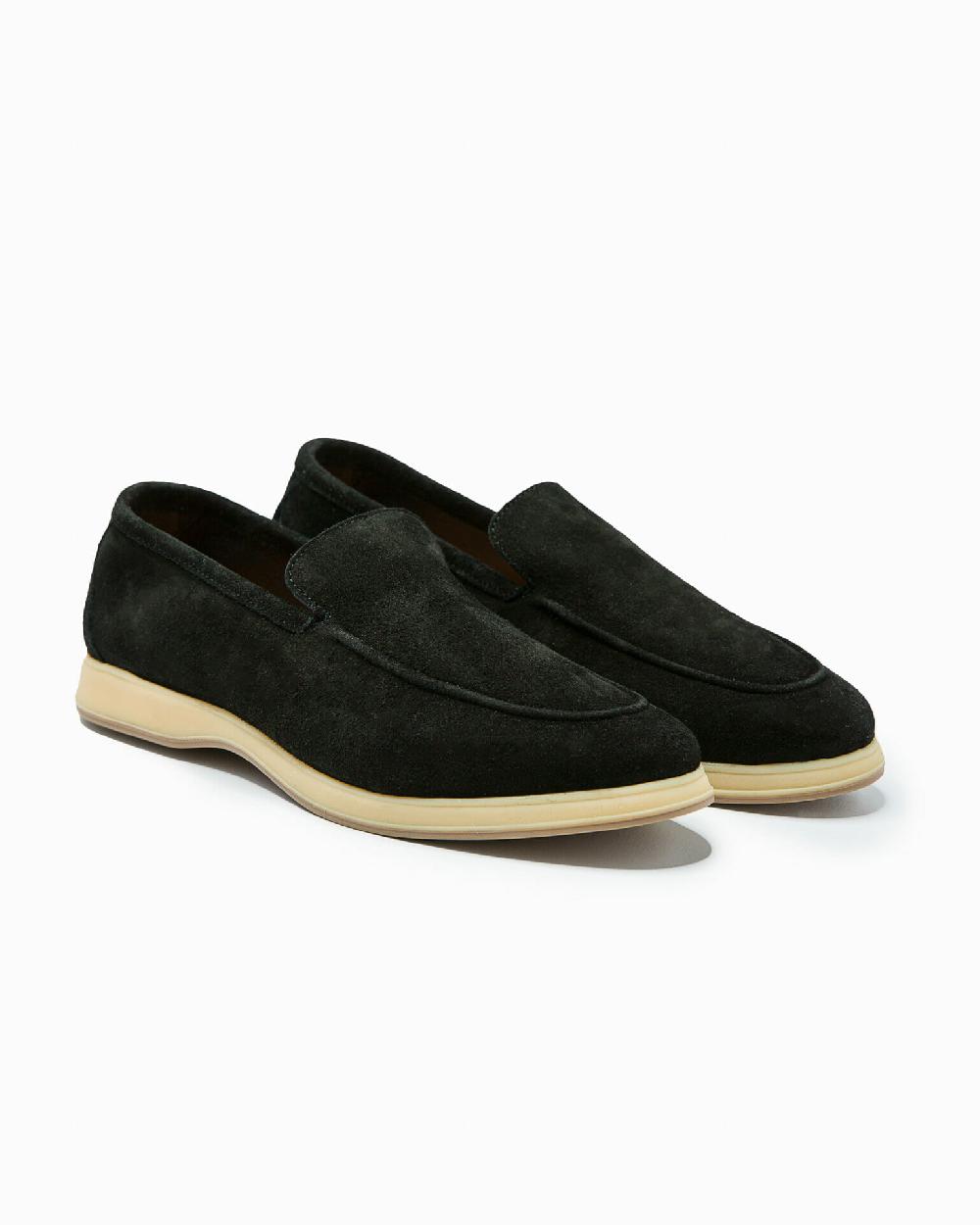 Andrea ventura MOCASSINO DONNA AQ-D COAST IN SUEDE NERO 2025
