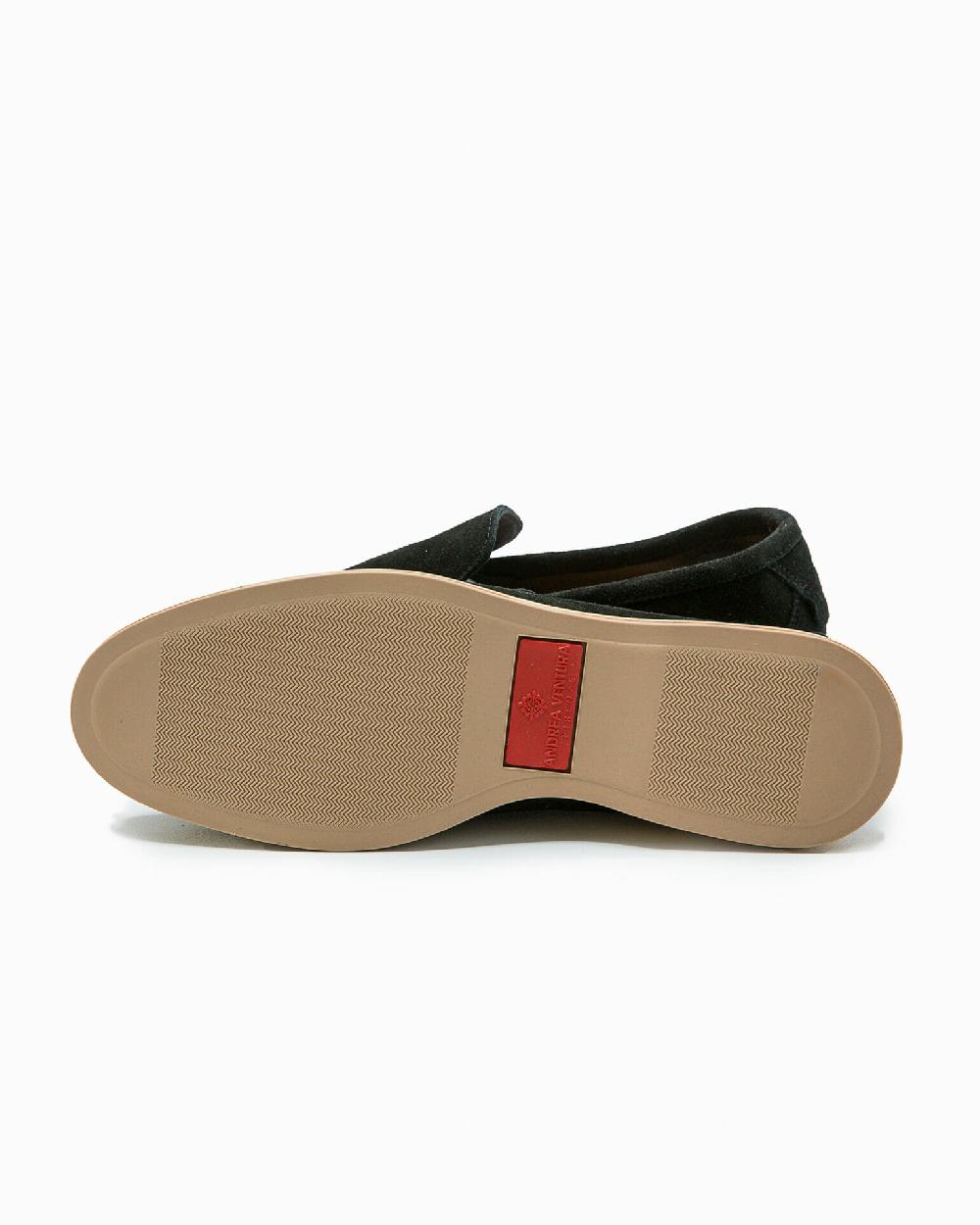 Andrea ventura MOCASSINO DONNA AQ-D COAST IN SUEDE NERO 2025
