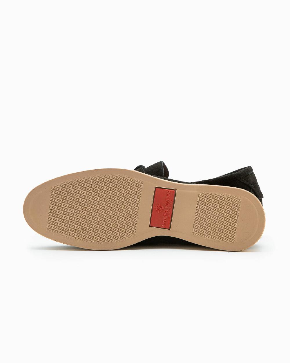 Andrea ventura Mocassino senza lacci con charms color argento Aq-D BEACH-CHARMS1 in suede color nero Acquista Ora